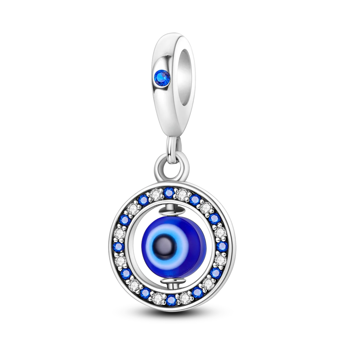 Bracciale Charm Argento 925 - Perle Blu, Gioielli Fai Da Te, Design Moderno e Minimalista Crea il tuo gioiello unico! Perle in argento sterling e charm eleganti.
