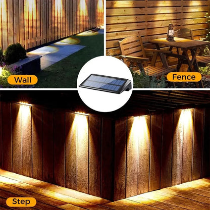 Luci Solari da Parete LED  Impermeabili IP65, per Recinzione, Ponte, Cortile, Esterno