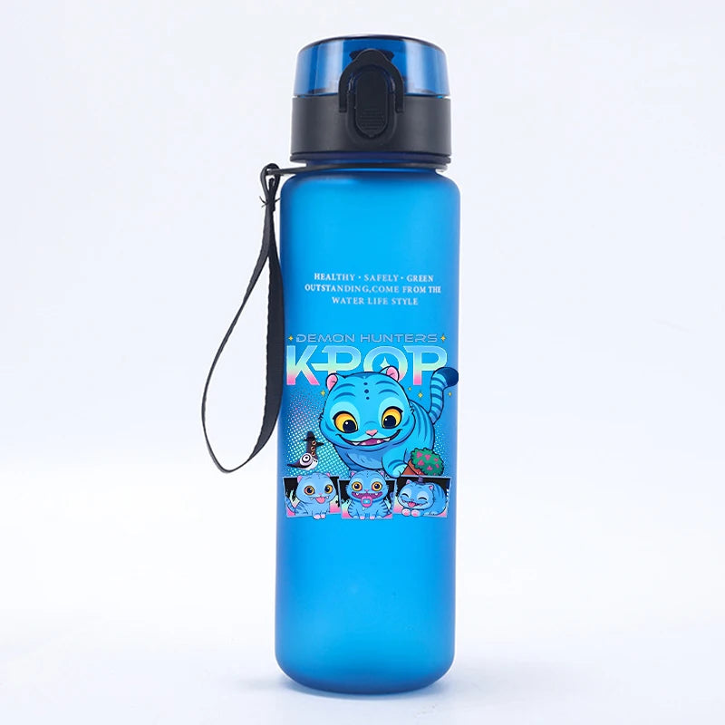 Borraccia KPop Demon Hunters Design Kawaii, Senza BPA, 500ml, Regalo per Bambine