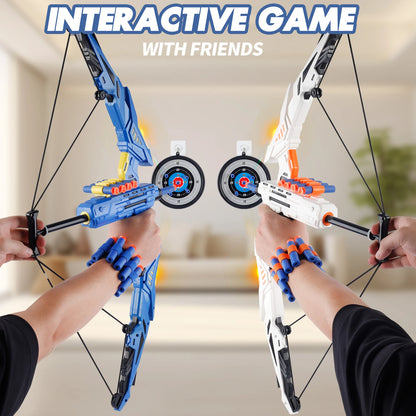 Set Tiro con l'Arco per Bambini con Luci LED - Divertimento Sicuro Indoor/Outdoor!
