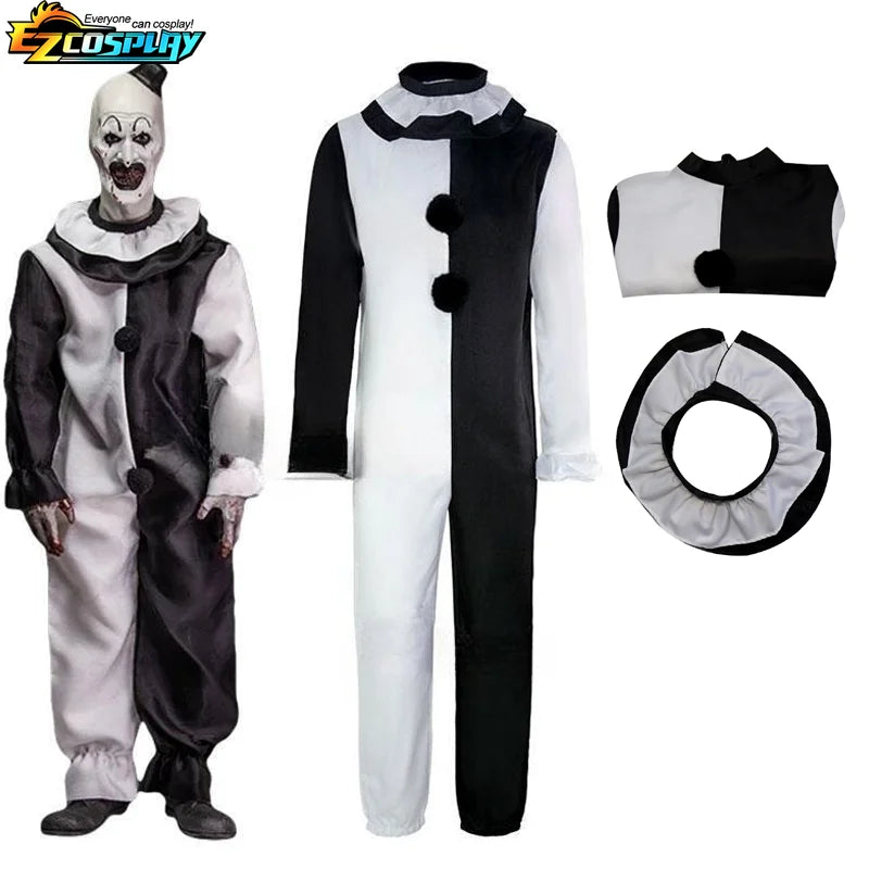 🎭 Costume Art The Clown Terrifier 2 - Tuta Completa + Maschera, Halloween Horror 🔪
Perfetto per spaventare! Ideale per cosplay e feste a tema horror. Uomini e donne.