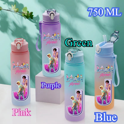 Borraccia K-POP Demon Hunters da 750ml con Cannuccia