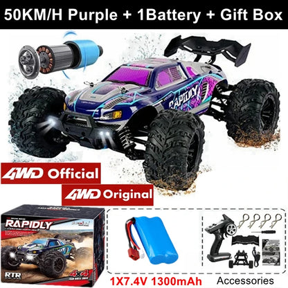 Auto RC 4WD 1:16 80km/h Brushless Off Road Drift Racing Bambini Adulti