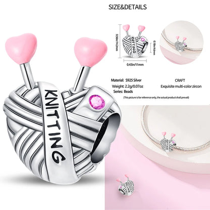 Perline e Ciondoli in Argento 925 Sterling con Zirconi - Per Bracciali Fai da Te e Gioielli