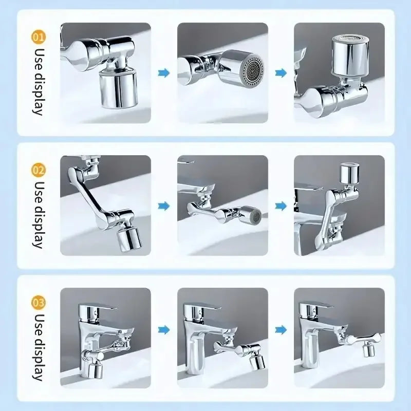 🚰Prolunga per Rubinetto 2 Pezzi - Braccio Robotico 360