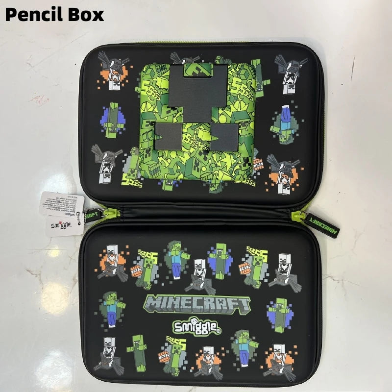 Zaino Minecraft Creeper Smiggle + Accessori  Scuola