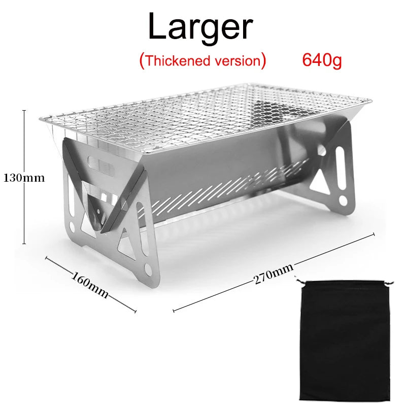 🔥 Griglia BBQ Pieghevole Portatile - Acciaio Inox, Multifunzione, per Campeggio e Giardino!
Cucina ovunque con stile! Leggera e compatta.
