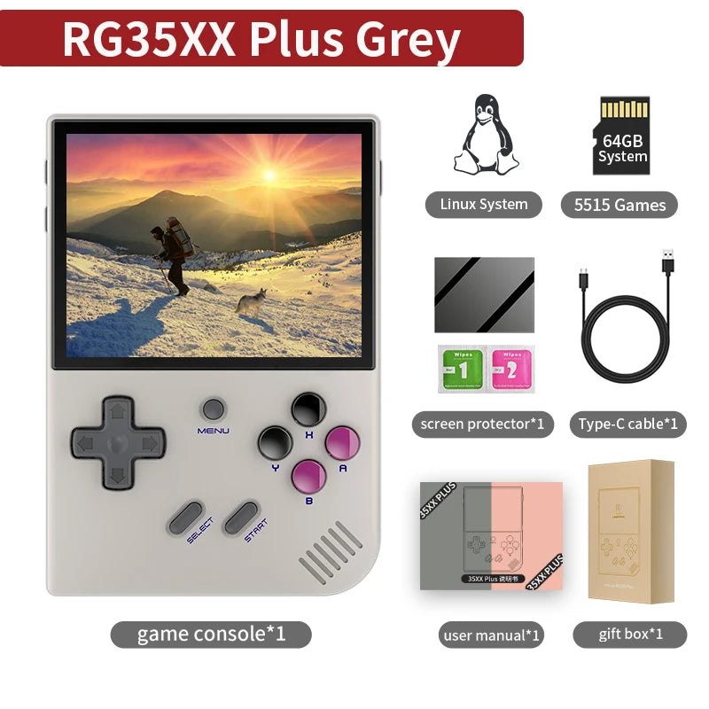 🔥ANBERNIC RG35XX PLUS: 5000+ Giochi Retro Portatile! IPS 3.5" + TV Out HD🎮