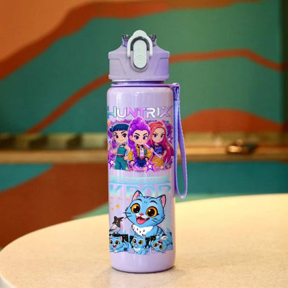 K-POP Demon Hunters Borraccia con Cannuccia - 700ml