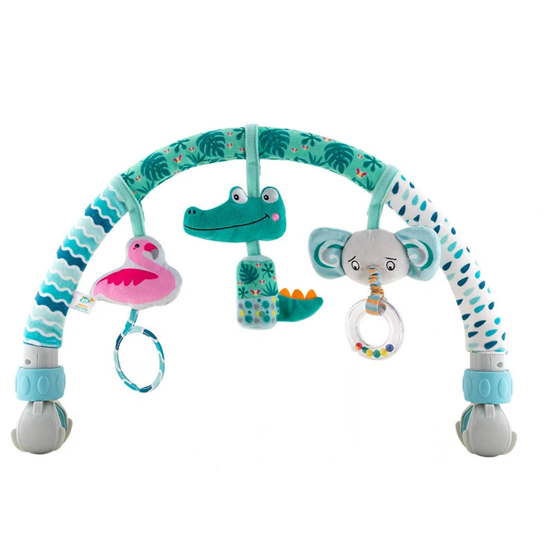🌈 Arco Giocattolo per Passeggino e Culla - Giochini Sospesi per Stimolare i Sensi del Tuo Bambino!