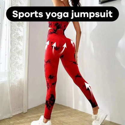 🧘‍♀️ Set Yoga Tie Dye - Reggiseno + Leggings Senza Cuciture, Comfort Estremo!
Design colorato e tessuto traspirante. Perfetto per yoga e fitness! 🌈