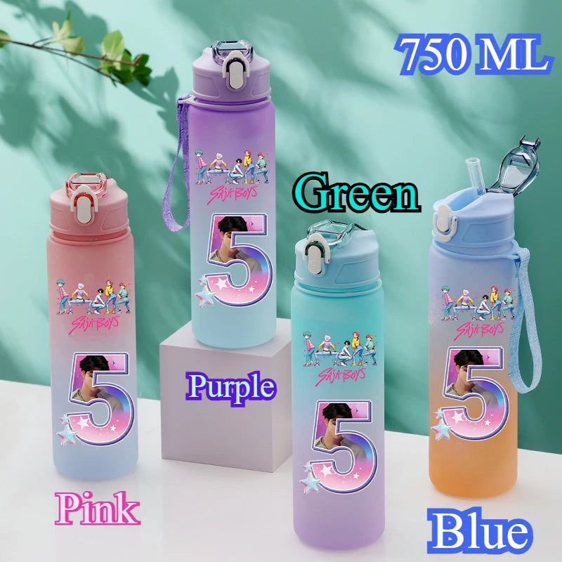 Borraccia K-POP Demon Hunters da 750ml con Cannuccia