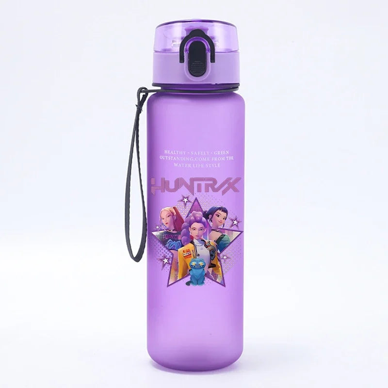 Borraccia KPop Demon Hunters Design Kawaii, Senza BPA, 500ml, Regalo per Bambine