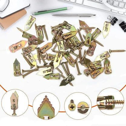 Tasselli Autofilettanti  | 100/50 Pezzi | Ancore a Espansione per Pareti Vuote | Ø12x30mm
