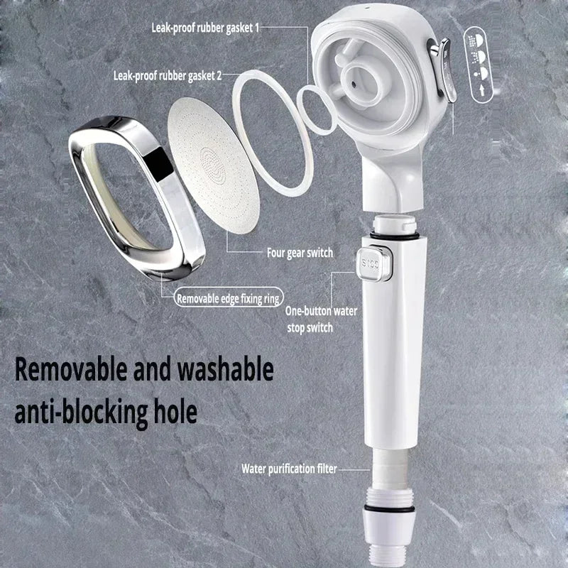 🚿 SOFFIONE DOCCIA XIAOMI AD ALTA PRESSIONE – 3 MODALITÀ REGOLABILI
