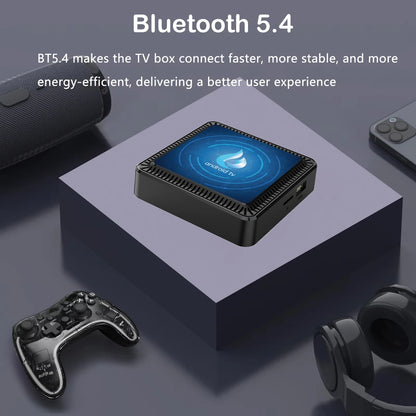 TV Box Android 14 Q17 2026 | 5G WiFi | 4+128GB | Allwinner H313 | 4K Assistant