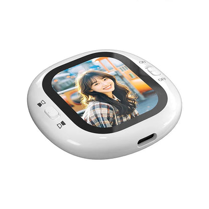 Mini schermo per selfie wireless Schermo magnetico per selfie Bluetooth 4K con flusso live Vlog/Selfie per iPhone/Android