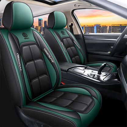 Coprisedili in Pelle Sintetica | Compatibile Auto, Camion, Gaming Chair | Antimacchia & Facile Pulizia