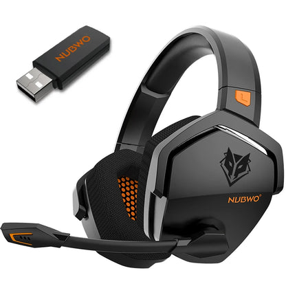 Cuffie Auricolari Gaming Wireless  - Doppia Connessione 2.4G/Bluetooth, 100h Autonomia, Microfono ENC, per PC PS4 PS5
