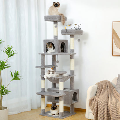 🐾 Tiragraffi Albergo per Gatti - con Amaca, Piattaforme e Condotte, Gioco Interno!
Divertimento e relax per il tuo micio! Struttura solida e sicura. 🐱✨