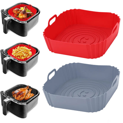 Accessorio Air Fryer in Silicone - Per Pizza, Pollo e Dolci, Antiaderente