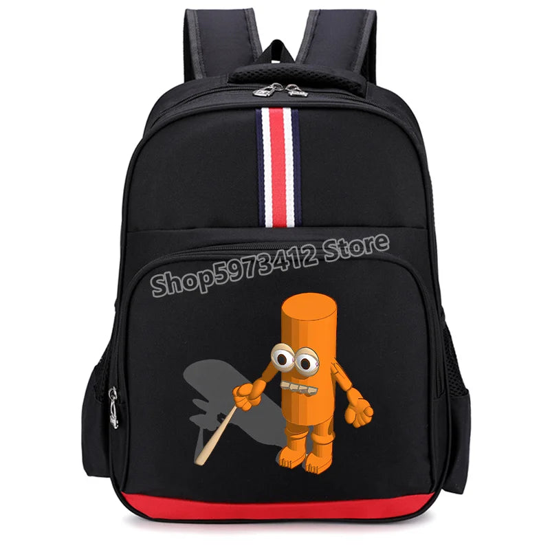 🎒 Zaino Scolastico "Italian Brainrot" - Stampa Cartoon Unica! ✨ Capienza XXL + Design Esclusivo - Per Studenti Fashion!