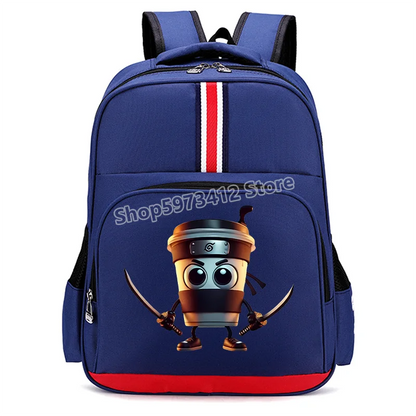 🎒 Zaino Scolastico "Italian Brainrot" - Stampa Cartoon Unica! ✨ Capienza XXL + Design Esclusivo - Per Studenti Fashion!