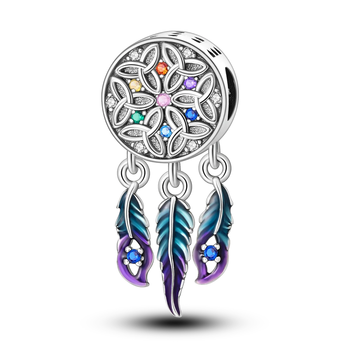 Bracciale Charm Argento 925 - Perle Blu, Gioielli Fai Da Te, Design Moderno e Minimalista Crea il tuo gioiello unico! Perle in argento sterling e charm eleganti.
