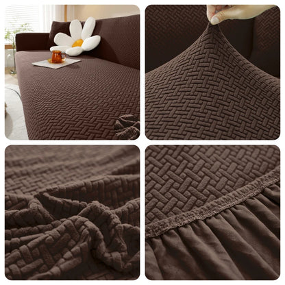 Copridivano Jacquard Morbido - Elasticizzato per Divani L/2/3/4/5 Posti