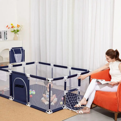 Box Parco Giochi Bambini 6Mesi-6Anni con Palline e Recinzione Sicurezza