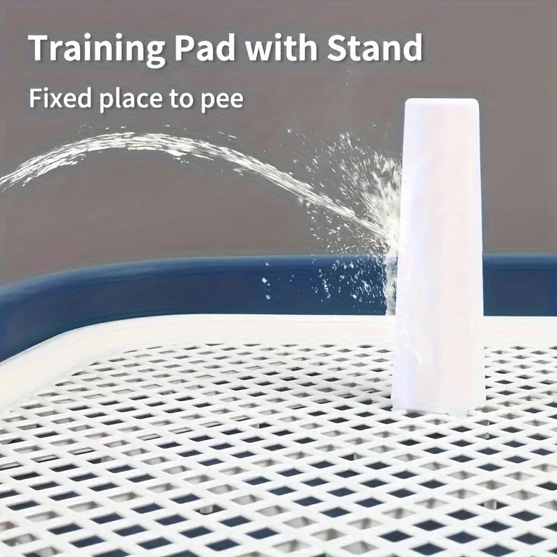 Vasino per Cani con Griglia - Toilette Addestramento Pipì Indoor, Facile da Pulire