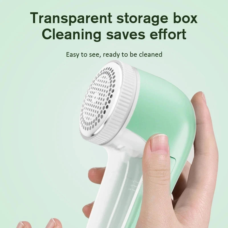 Rasoio Levapelucchi Elettrico Ricaricabile 3-in-1 - Rimozione Professionale di Pelucchi, Palline e Fibre da Tessuti!