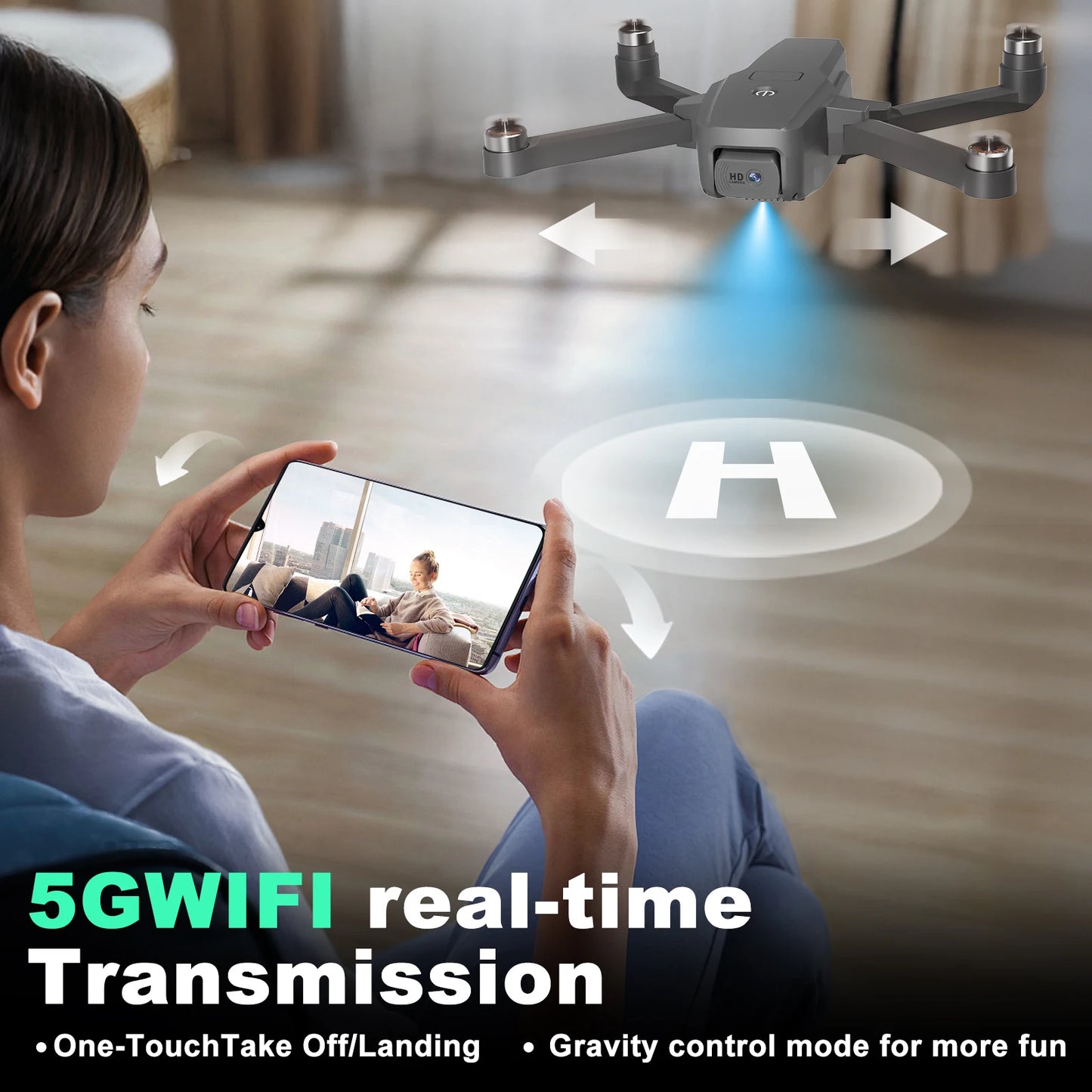 Drone IDEA16 4K PRO 🚀 | Doppia Camera, 2 Batterie, 5G WiFi | Volo Perfetto