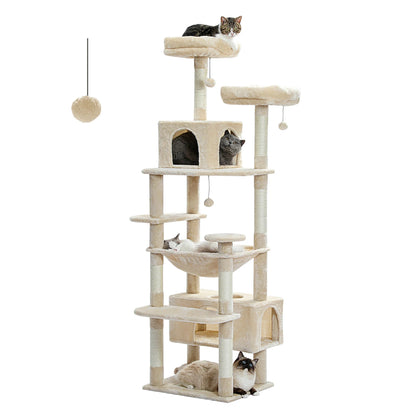 🐾 Tiragraffi Albergo per Gatti - con Amaca, Piattaforme e Condotte, Gioco Interno!
Divertimento e relax per il tuo micio! Struttura solida e sicura. 🐱✨