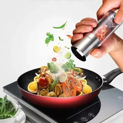 🌶️ Macinapepe e Sale 2 in 1 – Elegante e Regolabile per Spezie Fresche
