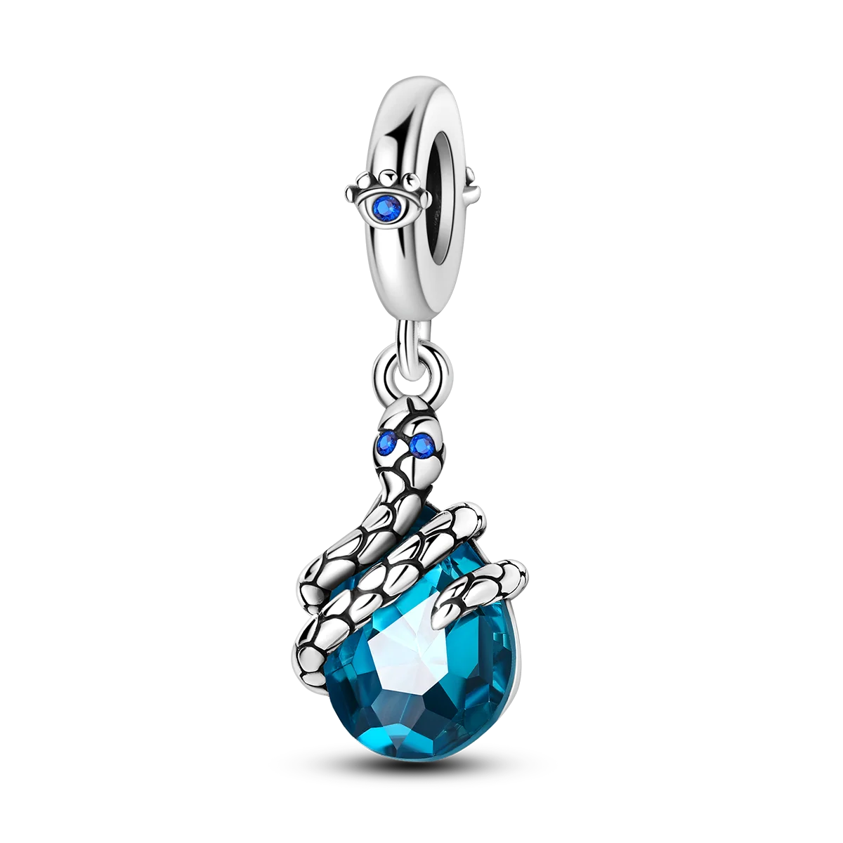 Bracciale Charm Argento 925 - Perle Blu, Gioielli Fai Da Te, Design Moderno e Minimalista Crea il tuo gioiello unico! Perle in argento sterling e charm eleganti.