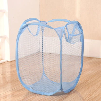 Cestello Biancheria Piegevole in Rete – Minimalista per Casa/Bagno