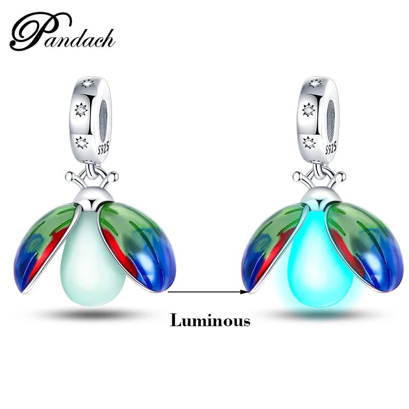 Ciondoli Argento 925 - Lucciole, Stelle e Camaleonti Luminescenti, per Bracciali Pandora StyleMagia e luce in ogni dettaglio! Perfectti per creare gioielli unici.