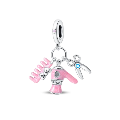 Perline e Ciondoli in Argento 925 Sterling con Zirconi - Per Bracciali Fai da Te e Gioielli