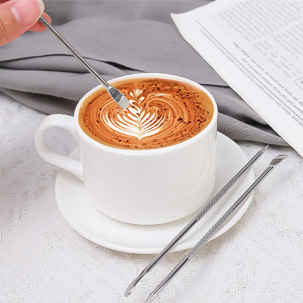 PENNA MAGICA PER LATTE ART – Trasforma ogni caffè in un capolavoro! ☕