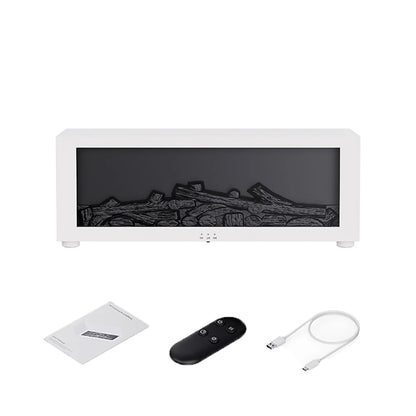 Diffusore Aroma con Fiamma Effetto Realistico! Controllo Remoto,Luci LED e Umidificatore - Crea la Tua Atmosfera Magica!