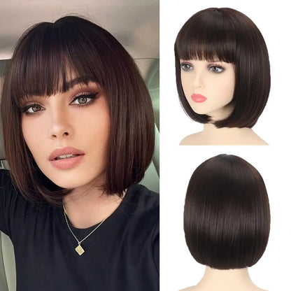 🌈 Parrucca Arcobaleno Bob Sintetica - Per Feste, Halloween e Cosplay!
Frangia colorata e effetto wow! Perfetta per ballare e stupire. 🎉✨
