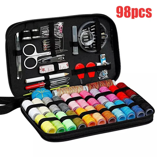Kit Cucito Completo 150+ Pezzi - Per Maglia, Ricamo e Riparazioni