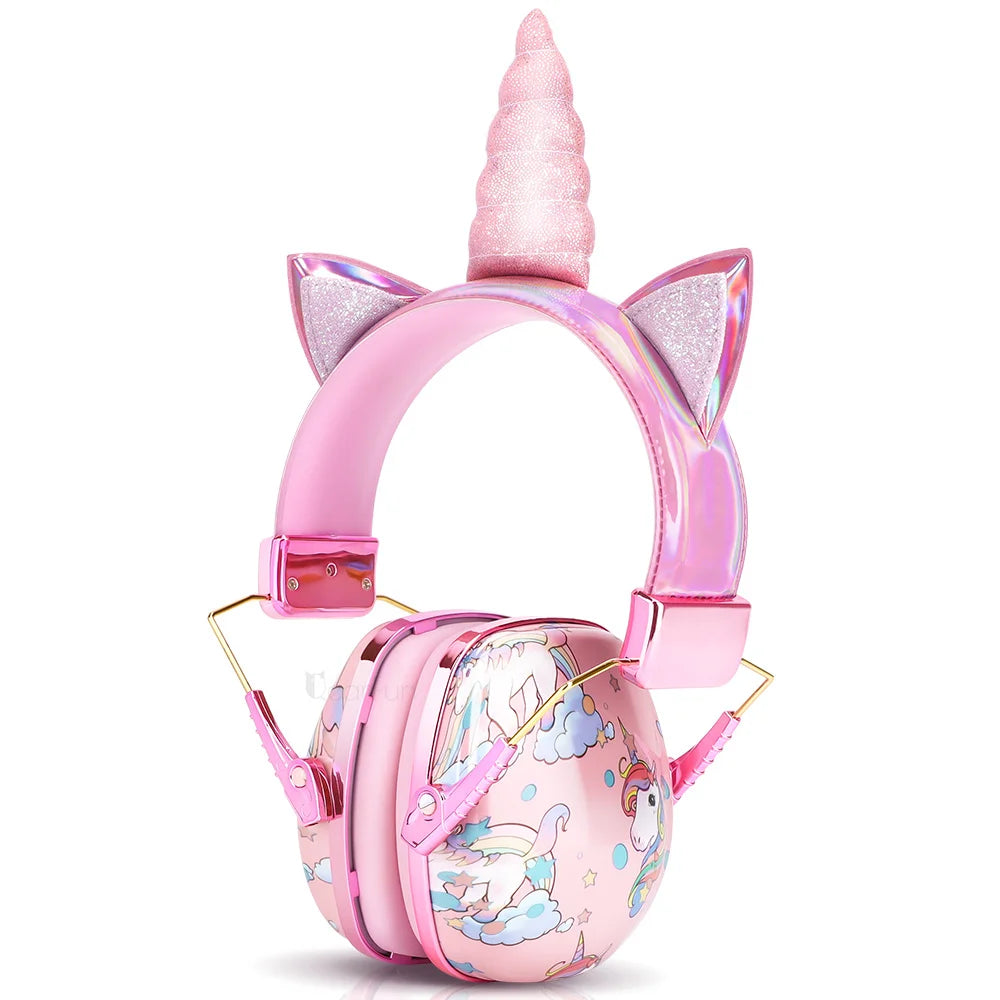 🦕🎧 Cuffie Antirumore per Bambini - Design Dinosauro & Unicorno!