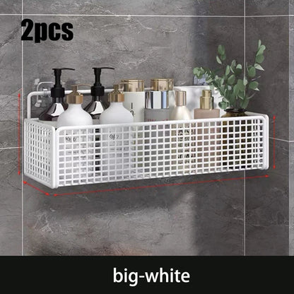Scaffale Parete Adesivo - Per Cucina, Bagno - No Fori, Porta Oggetti