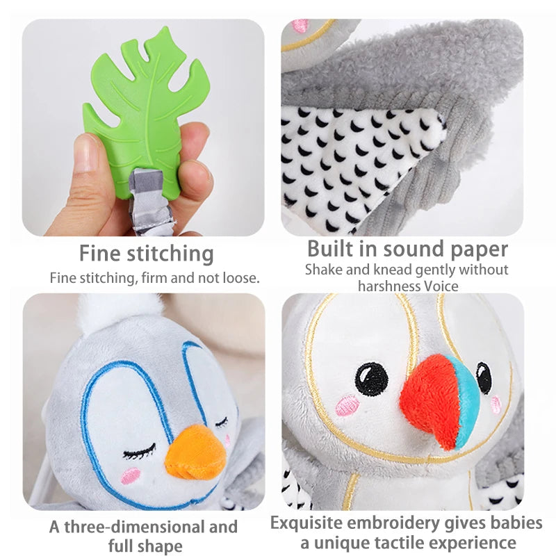 🐰 Sonagli Montessori in Peluche - Giocattoli Educativi per Neonati