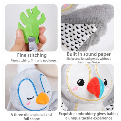 🐰 Sonagli Montessori in Peluche - Giocattoli Educativi per Neonati