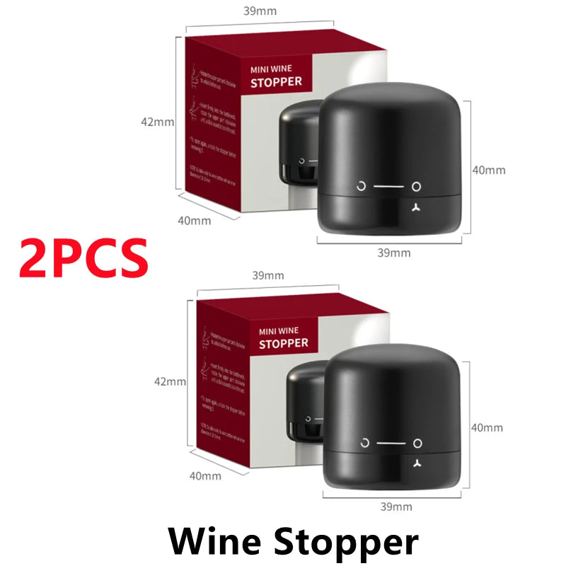 🍷Tappi Sottovuoto per Vino & Champagne – Mantieni la Freschezza con Stile