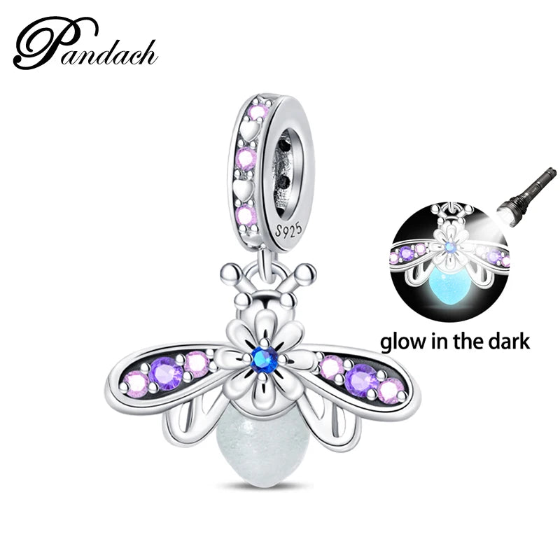 Ciondoli Argento 925 - Lucciole, Stelle e Camaleonti Luminescenti, per Bracciali Pandora StyleMagia e luce in ogni dettaglio! Perfectti per creare gioielli unici.