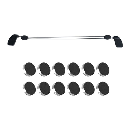 HiBloks Per RayBan Meta Wayfarer Skyler Headliner GEN1 e GEN 2 Parasole Adesivi/Deflettore Occhiali Cordino Occhiali Accessori